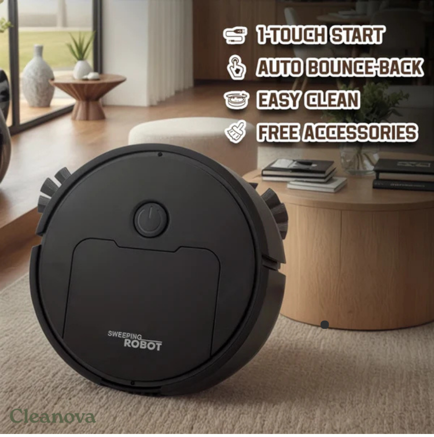 Cleanova Multi‑Action Smart Cleaner - Quietly Lifts Dust, Pet Hair & Daily Mess for a Fresh, Beautiful Home