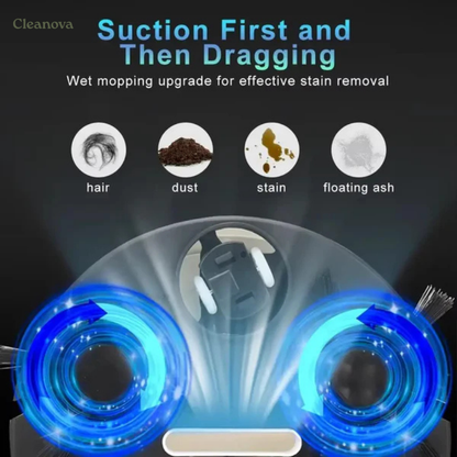 Cleanova Multi‑Action Smart Cleaner - Quietly Lifts Dust, Pet Hair & Daily Mess for a Fresh, Beautiful Home