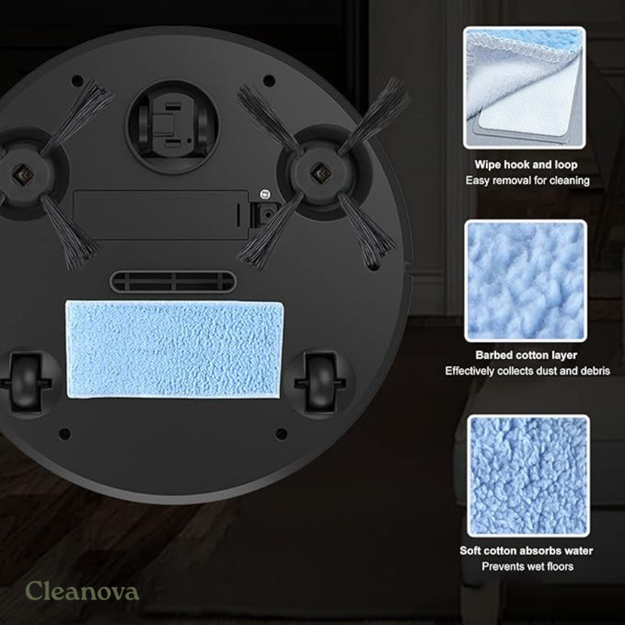 Cleanova Multi‑Action Smart Cleaner - Quietly Lifts Dust, Pet Hair & Daily Mess for a Fresh, Beautiful Home